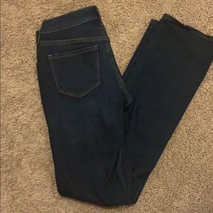 Dark wash boot cut jeans